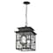 Homeroots 18.75 x 12 x 12 in. Calvert 4-Light Oil-Rubbed Bronze Hanging Lantern 397967 - alternate 2